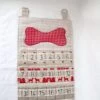 Dog Hanging Christmas Advent Calendar For Storing Small Gifts Or Treats In