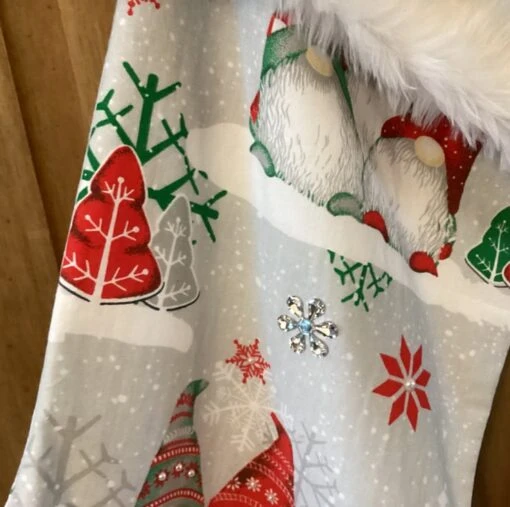 Jumbo Christmas Stocking, Gnome Stocking -Christmas Homeware & Accessories Shop featureditemlargei 1061