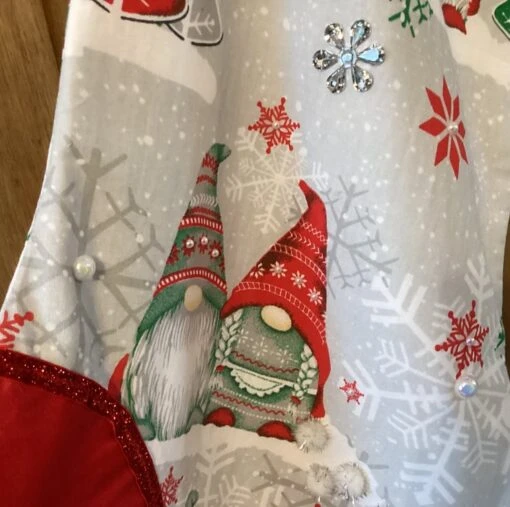 Jumbo Christmas Stocking, Gnome Stocking -Christmas Homeware & Accessories Shop featureditemlargei 1062