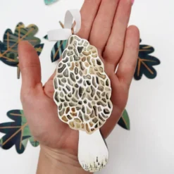 Morel Hanging Ornament, Mushroom Decoration For Christmas Tree.
