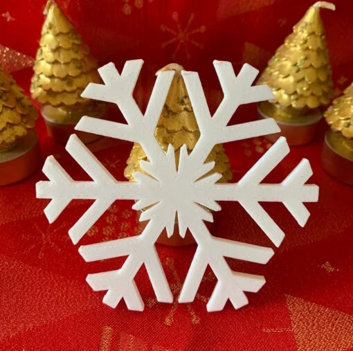 3D Printed Snowflake Christmas Coasters -Christmas Homeware & Accessories Shop featureditemlargei 1091