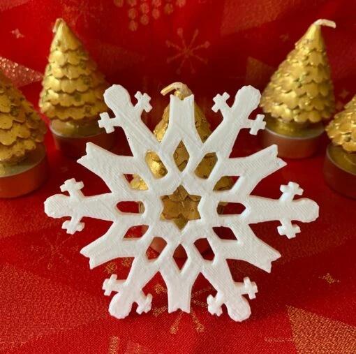3D Printed Snowflake Christmas Coasters -Christmas Homeware & Accessories Shop featureditemlargei 1092