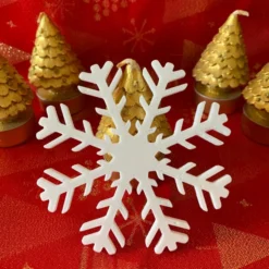 3D Printed Snowflake Christmas Coasters 14 3D Printed Snowflake Christmas Coasters -Christmas Homeware & Accessories Shop featureditemlargei 1093