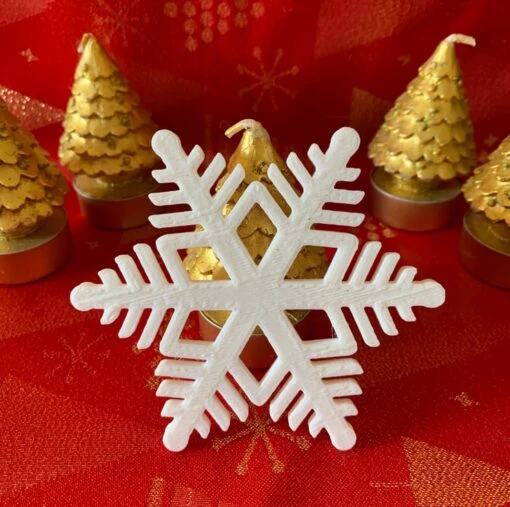 3D Printed Snowflake Christmas Coasters -Christmas Homeware & Accessories Shop featureditemlargei 1094