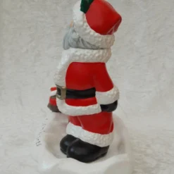 Hand Painted Ceramic Red Father Christmas Candle Tea Light Christmas Decoration. -Christmas Homeware & Accessories Shop featureditemlargei 1187