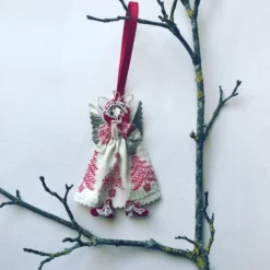 “Vintage Christmas Fairy” Hand Stitched With Love.