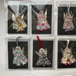 “Vintage Christmas Fairy” Hand Stitched With Love. 5 “Vintage Christmas Fairy” Hand Stitched With Love. -Christmas Homeware & Accessories Shop featureditemlargei 1206