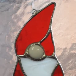 STAINED GLASS CHRISTMAS GNOME -Christmas Homeware & Accessories Shop featureditemlargei 1209
