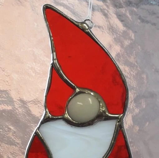 STAINED GLASS CHRISTMAS GNOME -Christmas Homeware & Accessories Shop featureditemlargei 1210