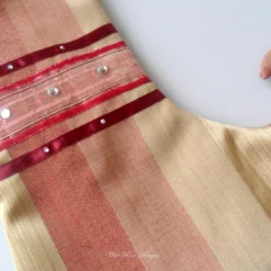 Christmas Stocking In A Red And Gold Stripe -Christmas Homeware & Accessories Shop featureditemlargei 1227