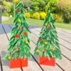 Fused Glass Christmas Trees - Candle Holder Decoration