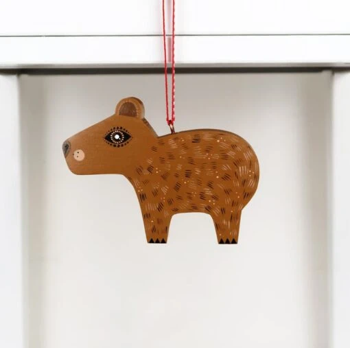 Capybara Christmas Tree Hanging Decorations, Cute Animal Stocking Filler. -Christmas Homeware & Accessories Shop featureditemlargei 1268