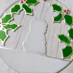 Westie Christmas Sun Catcher Decoration. Hand Painted Christmas Decoration. -Christmas Homeware & Accessories Shop featureditemlargei 1272
