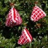 Christmas Knitted Humbug Decorations A Set Of Three