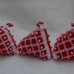 Christmas Knitted Humbug Decorations A Set Of Three -Christmas Homeware & Accessories Shop featureditemlargei 1302