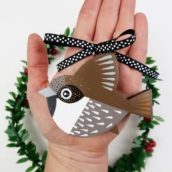Garden Birds Christmas Tree Decorations, Bird Lover Gift, Stocking Filler -Christmas Homeware & Accessories Shop featureditemlargei 1323