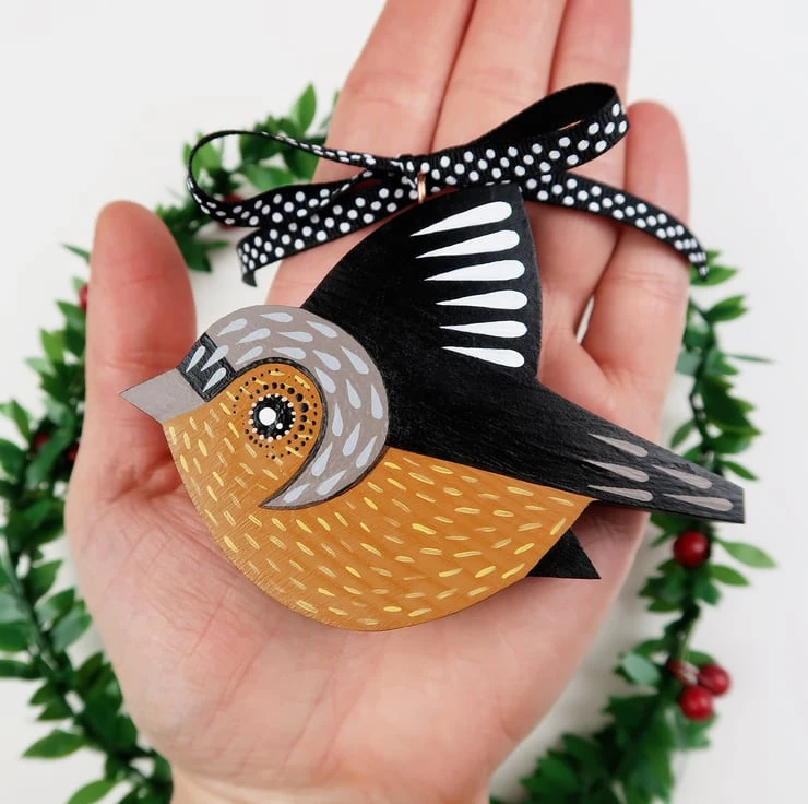 Garden Birds Christmas Tree Decorations, Bird Lover Gift, Stocking Filler 7 Garden Birds Christmas Tree Decorations, Bird Lover Gift, Stocking Filler - Image 7