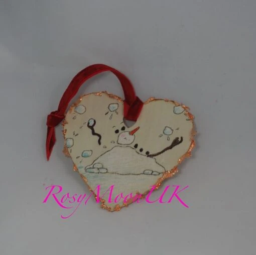 Snowman Juggling Snowballs Wooden Christmas Decoration -Christmas Homeware & Accessories Shop featureditemlargei 1329