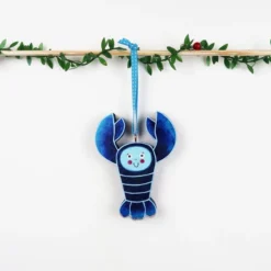Blue Lobster Christmas Tree Hanging Ornament, Shellfish, Cute Stocking Filler -Christmas Homeware & Accessories Shop featureditemlargei 133
