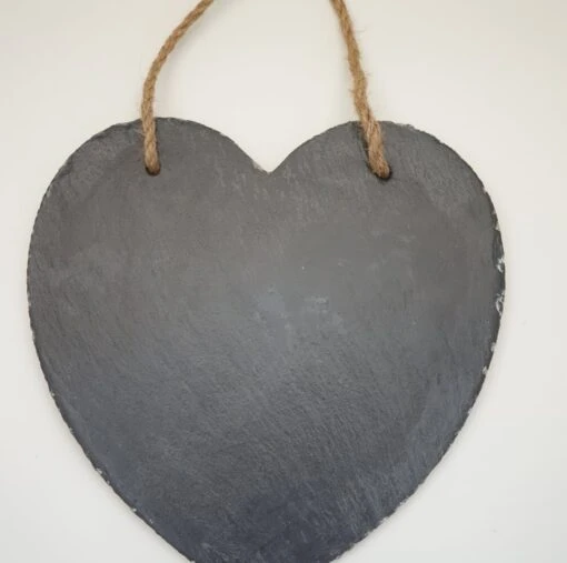 Robin Christmas Hanging Decoration, Large Slate Heart Christmas Gift -Christmas Homeware & Accessories Shop featureditemlargei 1339