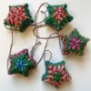 Christmas Star Bunting Garland - Multicolour