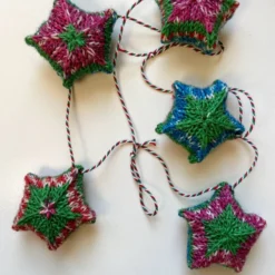 Christmas Star Bunting Garland - Multicolour -Christmas Homeware & Accessories Shop featureditemlargei 1342