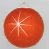 Seconds-Needle Felted Christmas Decoration- Christmas Star (Burnt Orange)