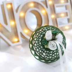 Green Vintage Style Christmas Bauble, S4 -Christmas Homeware & Accessories Shop featureditemlargei 1447