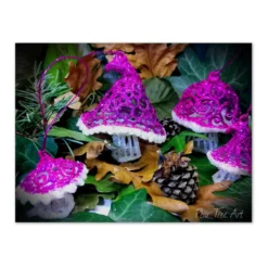 Pink Toadstool Christmas Decoration -Christmas Homeware & Accessories Shop featureditemlargei 1471