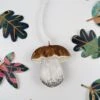Porcini Hanging Ornament, Mushroom Decoration For Christmas Tree.