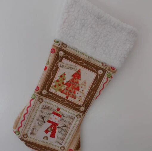 Luxury Vintage Style Christmas Stocking