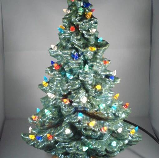 Slim Green Glittery Ceramic Xmas Christmas Tree Table Lamp Ornament Decoration. 11 Slim Green Glittery Ceramic Xmas Christmas Tree Table Lamp Ornament Decoration. -Christmas Homeware & Accessories Shop featureditemlargei 1536