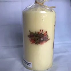 Decorated Candle Hedgehog In Snow Winter Christmas Decoupage Unusual 18cms -Christmas Homeware & Accessories Shop featureditemlargei 1547