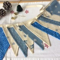 Scandi Christmas Bunting - 12 Flags New For 2021 With Reindeer -Christmas Homeware & Accessories Shop featureditemlargei 155