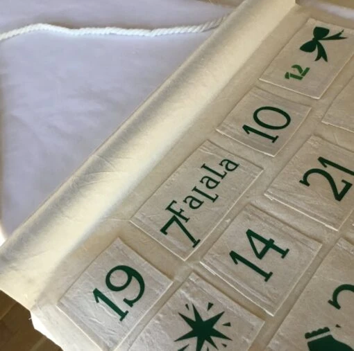 Handmade Advent Calendar. 24 Pocket Advent Calendar. Christmas. CC524 -Christmas Homeware & Accessories Shop featureditemlargei 1637