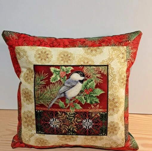 Christmas Cushion, Tit Bird B -Christmas Homeware & Accessories Shop featureditemlargei 1646