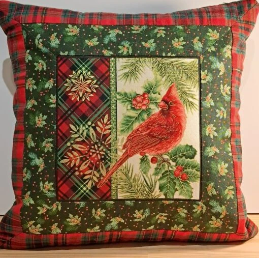 Christmas Cushion, Cardinal Bird C -Christmas Homeware & Accessories Shop featureditemlargei 1650