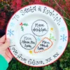 Personalised Ceramic Christmas Eve Plate