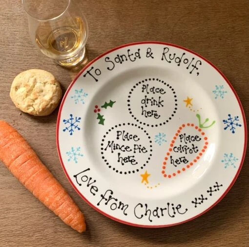 Personalised Ceramic Christmas Eve Plate -Christmas Homeware & Accessories Shop featureditemlargei 1676