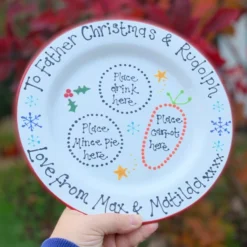 Personalised Ceramic Christmas Eve Plate -Christmas Homeware & Accessories Shop featureditemlargei 1677