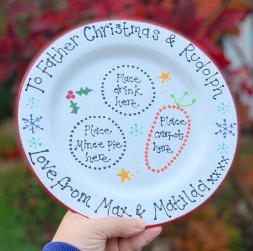 Personalised Ceramic Christmas Eve Plate -Christmas Homeware & Accessories Shop featureditemlargei 1677