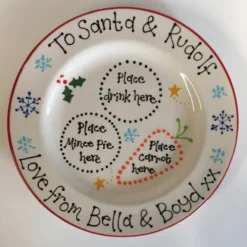 Personalised Ceramic Christmas Eve Plate -Christmas Homeware & Accessories Shop featureditemlargei 1678