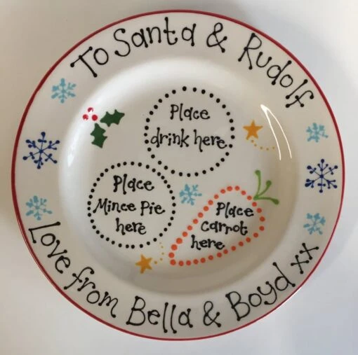 Personalised Ceramic Christmas Eve Plate -Christmas Homeware & Accessories Shop featureditemlargei 1678
