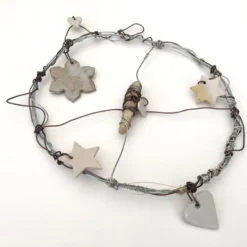 Christmas Wreath, Wire Sculpture, Wall Art, Christmas Decoration, Wire, Pottery -Christmas Homeware & Accessories Shop featureditemlargei 168