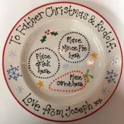 Personalised Ceramic Christmas Eve Plate -Christmas Homeware & Accessories Shop featureditemlargei 1680