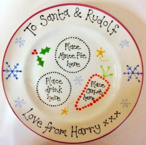 Personalised Ceramic Christmas Eve Plate -Christmas Homeware & Accessories Shop featureditemlargei 1681