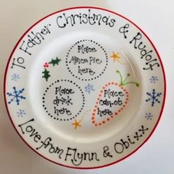 Personalised Ceramic Christmas Eve Plate -Christmas Homeware & Accessories Shop featureditemlargei 1682