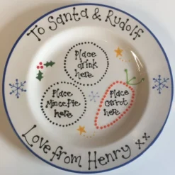 Personalised Ceramic Christmas Eve Plate -Christmas Homeware & Accessories Shop featureditemlargei 1683