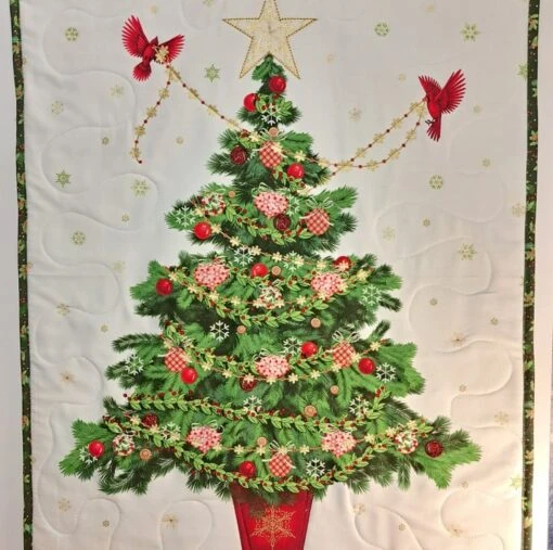 Quilted Christmas Tree Table Or Wall Decor