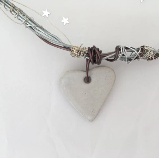 Christmas Wreath, Wire Sculpture, Wall Art, Christmas Decoration, Wire, Pottery -Christmas Homeware & Accessories Shop featureditemlargei 170